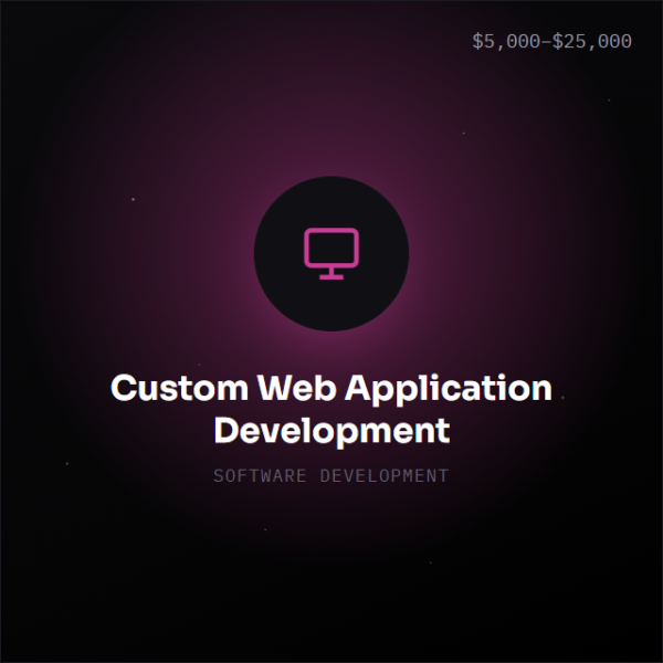 Custom Web Application Development Custom Web Application Development