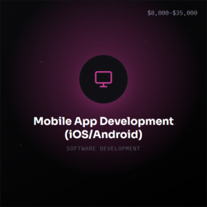 Mobile App Development (iOS/Android) Mobile App Development (iOS/Android)