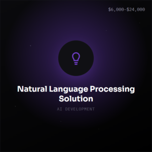 Natural Language Processing Solution Natural Language Processing Solution
